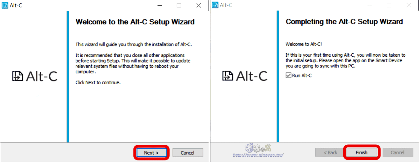 「Alt-C」手機和電腦共用剪貼簿