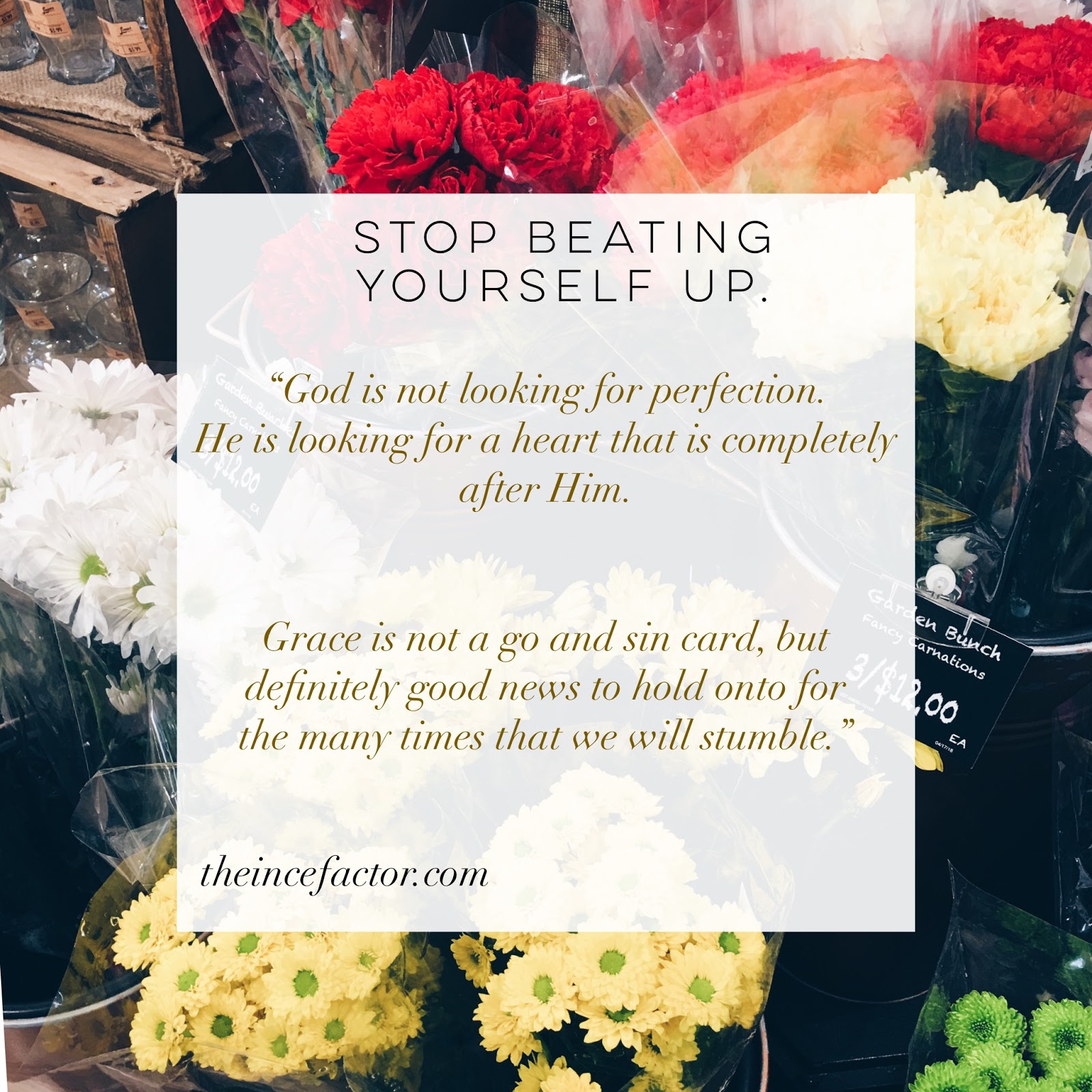 Stop Beating Yourself Up.