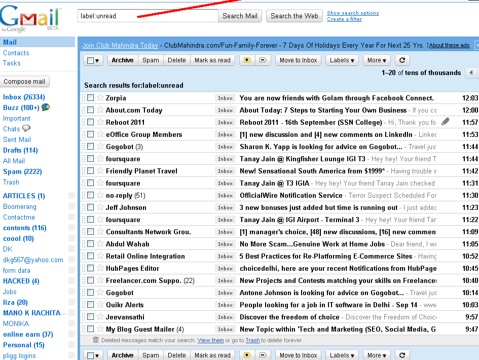 How To Read All Unread Emails In Gmail - Reverasite