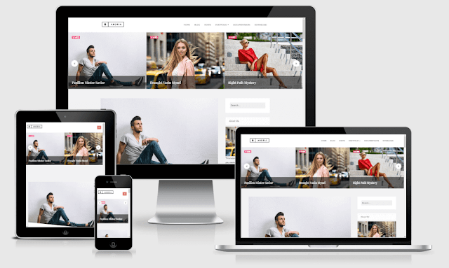 Andria Responsive Minimal Blogger Template Free Download