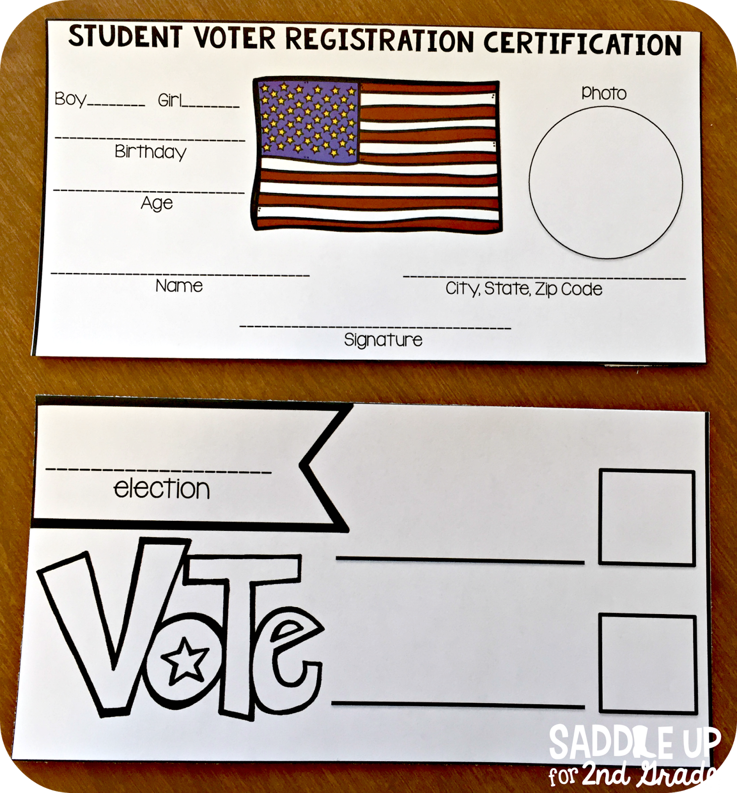 Election Day is the perfect time to teach your class all about voting. This mini unit features everything you need to hold a mock election in your classroom. It also features comprehension activities, vocabulary practice, writing prompts and so much more. 