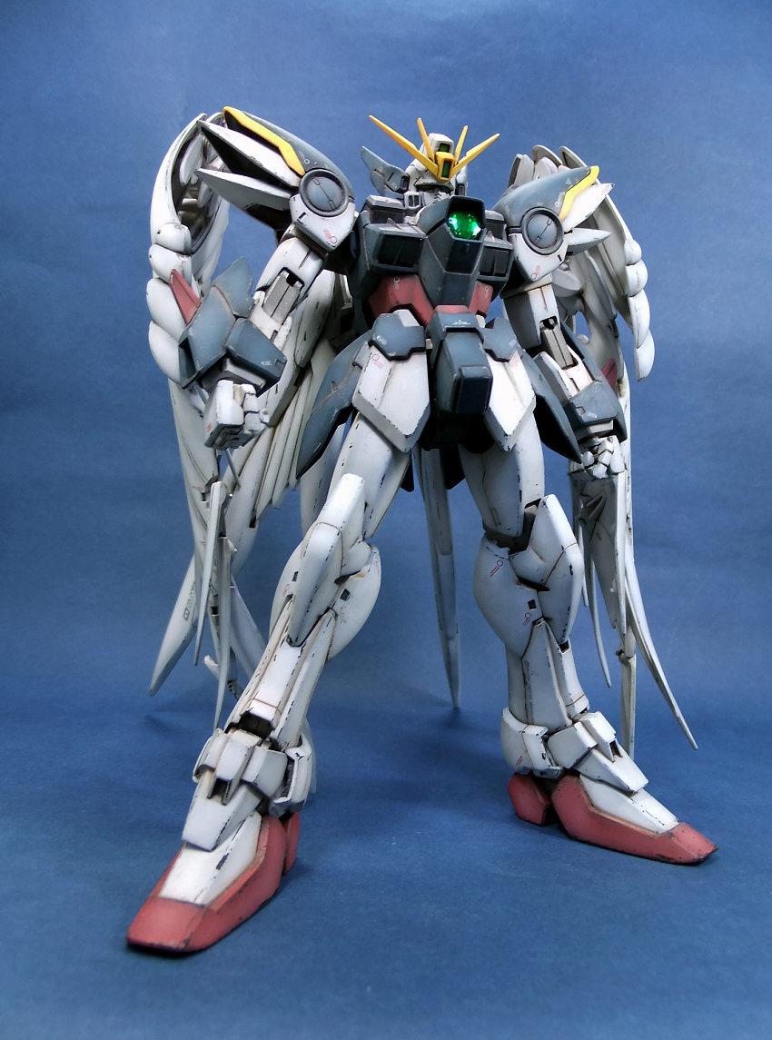 GUNDAM GUY: MG 1/100 XXXG-00W0 Gundam Wing Zero Custom - Painted Build