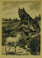 Текст сказки крылова волк и ягненок illjustracija basnja krylov hudozhnik a bubnov%2B%25281%2529