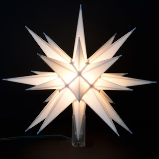 12" Moravian Star Tree Topper - The Christmas Store