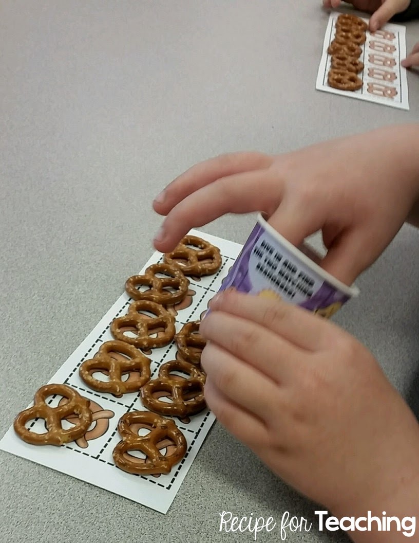 Pretzel Subtraction Problem Solving Recipe for Teaching