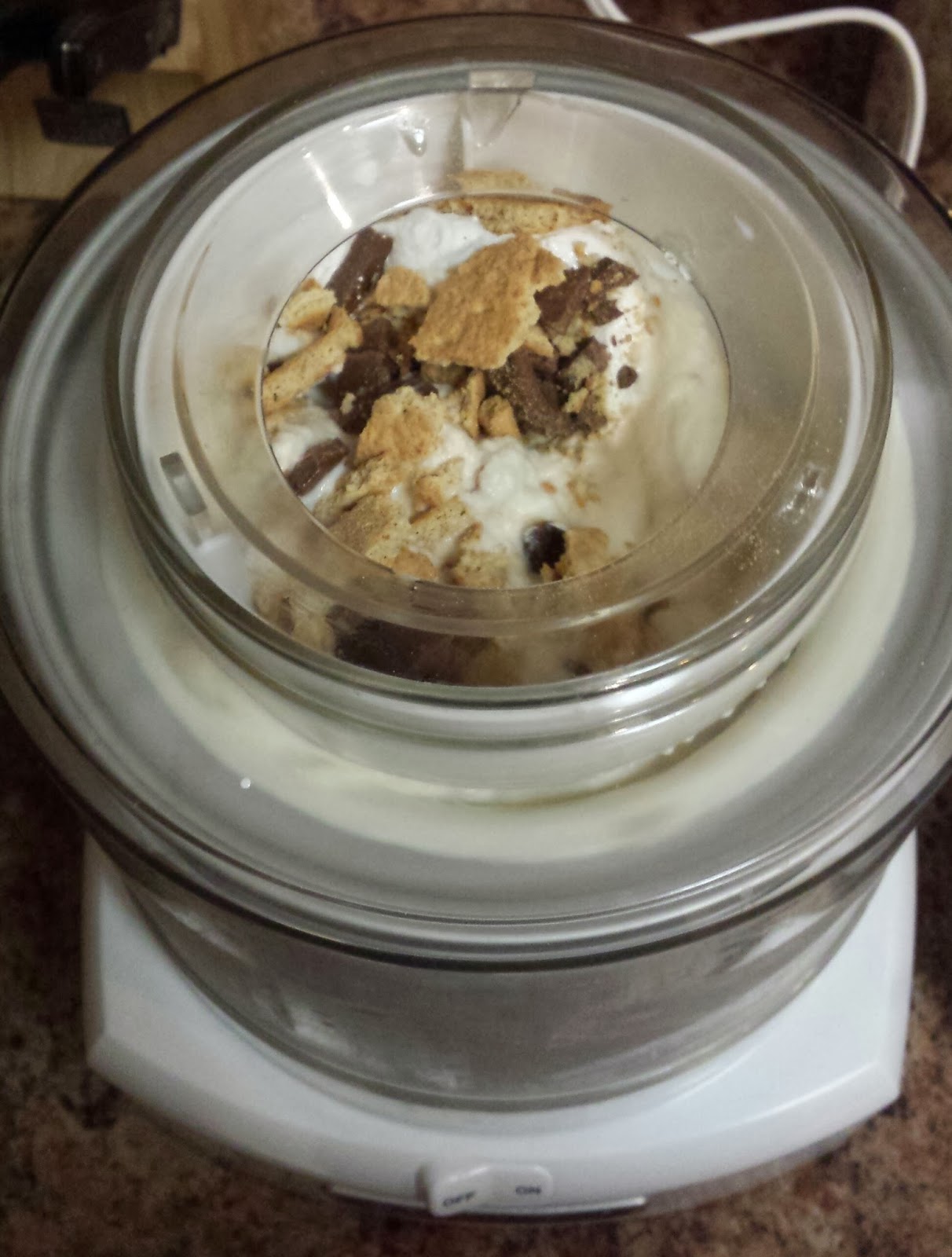 Nom Nom Homemade S'mores Ice Cream Recipe