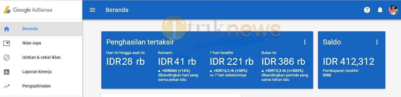 Pendapatan Adsense Belum Sesuai Target ? Ini Yang Harus Kamu Benahi