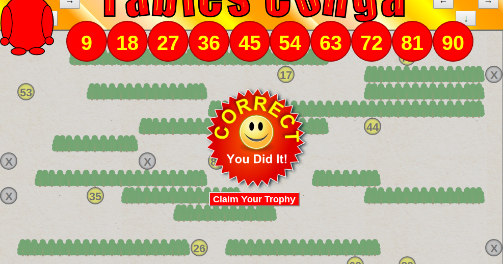 Jack Panmure Bridge School Transum Tables Conga