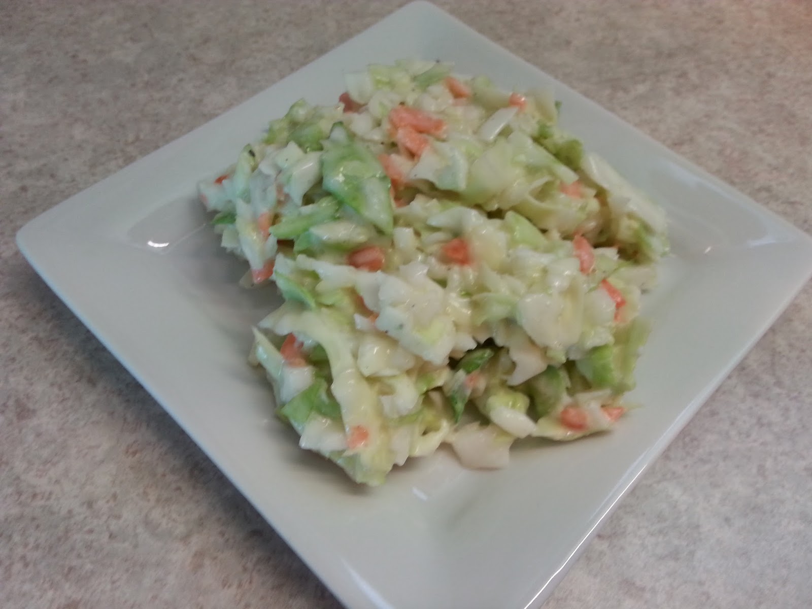 Eating for Teal LowCarb "Mock KFC" Coleslaw