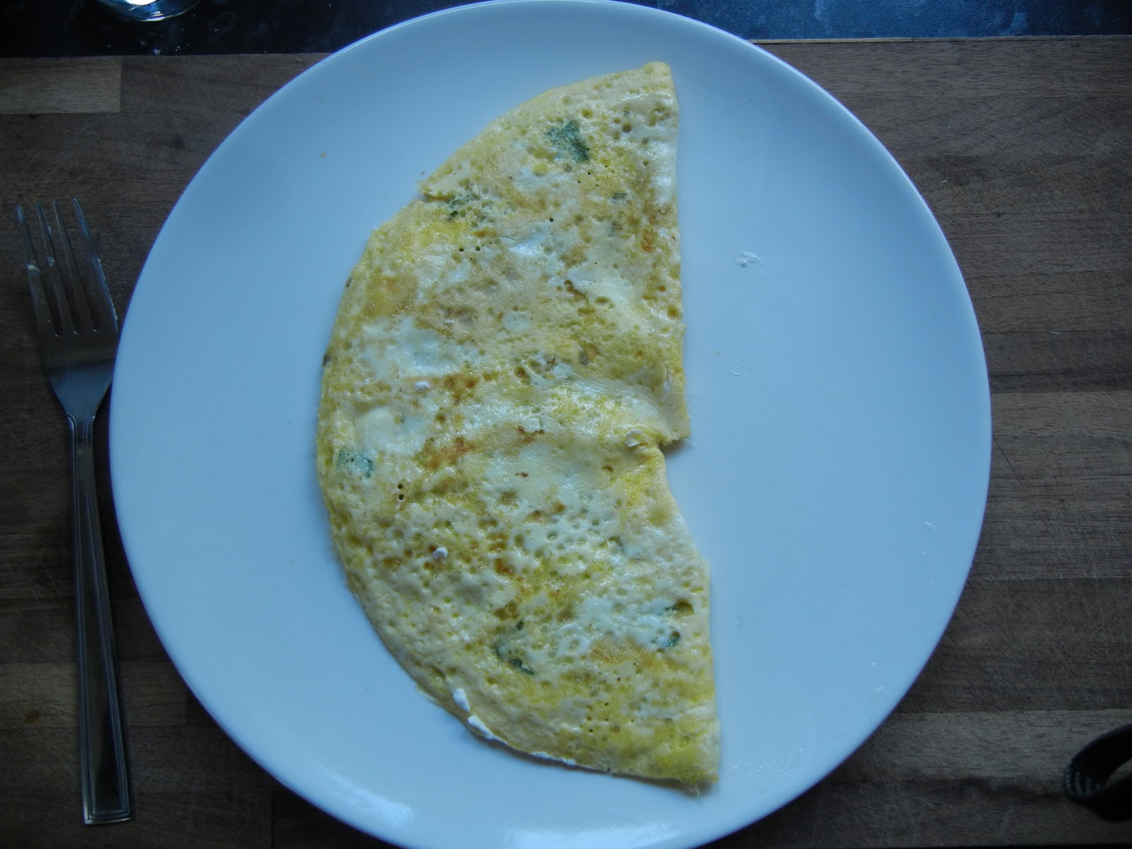 Oven Lovin' Rocket (Arugula) & Goats' Cheese Omelette