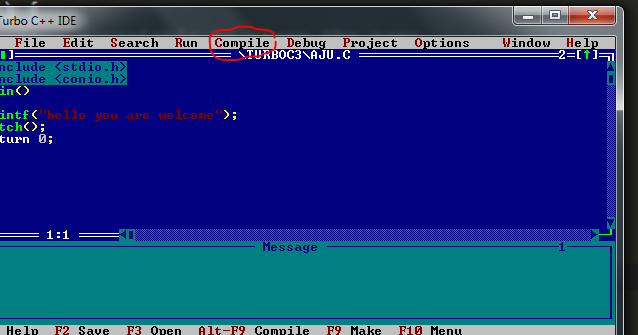 C programming: How to write a code in c programming?