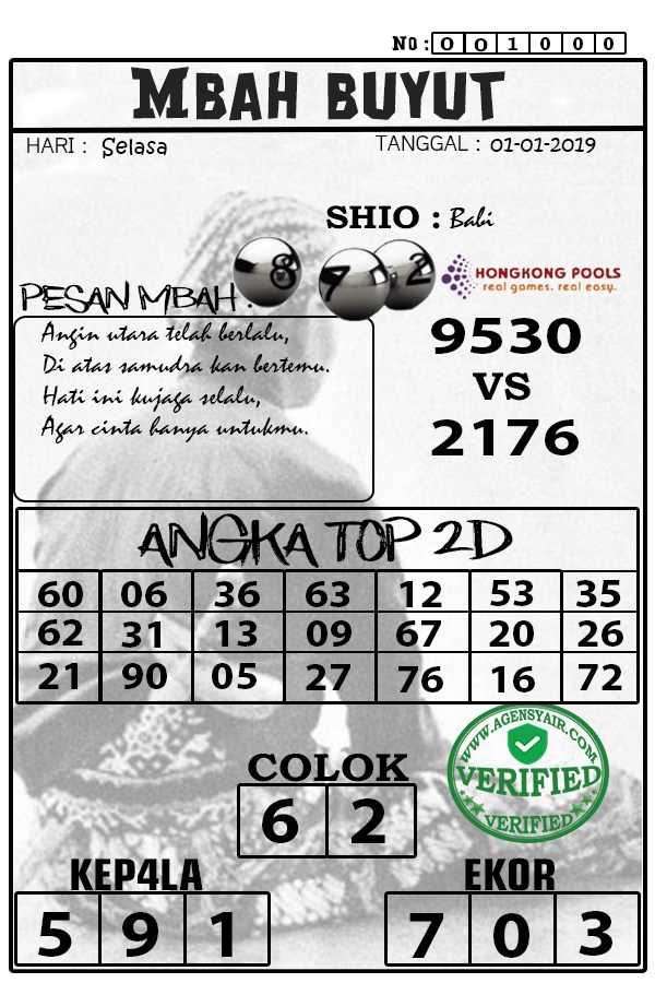 Forum Syair Hk Selasa 1 Januari 2019 Kode Syair Sgp Hk Sd Motesia