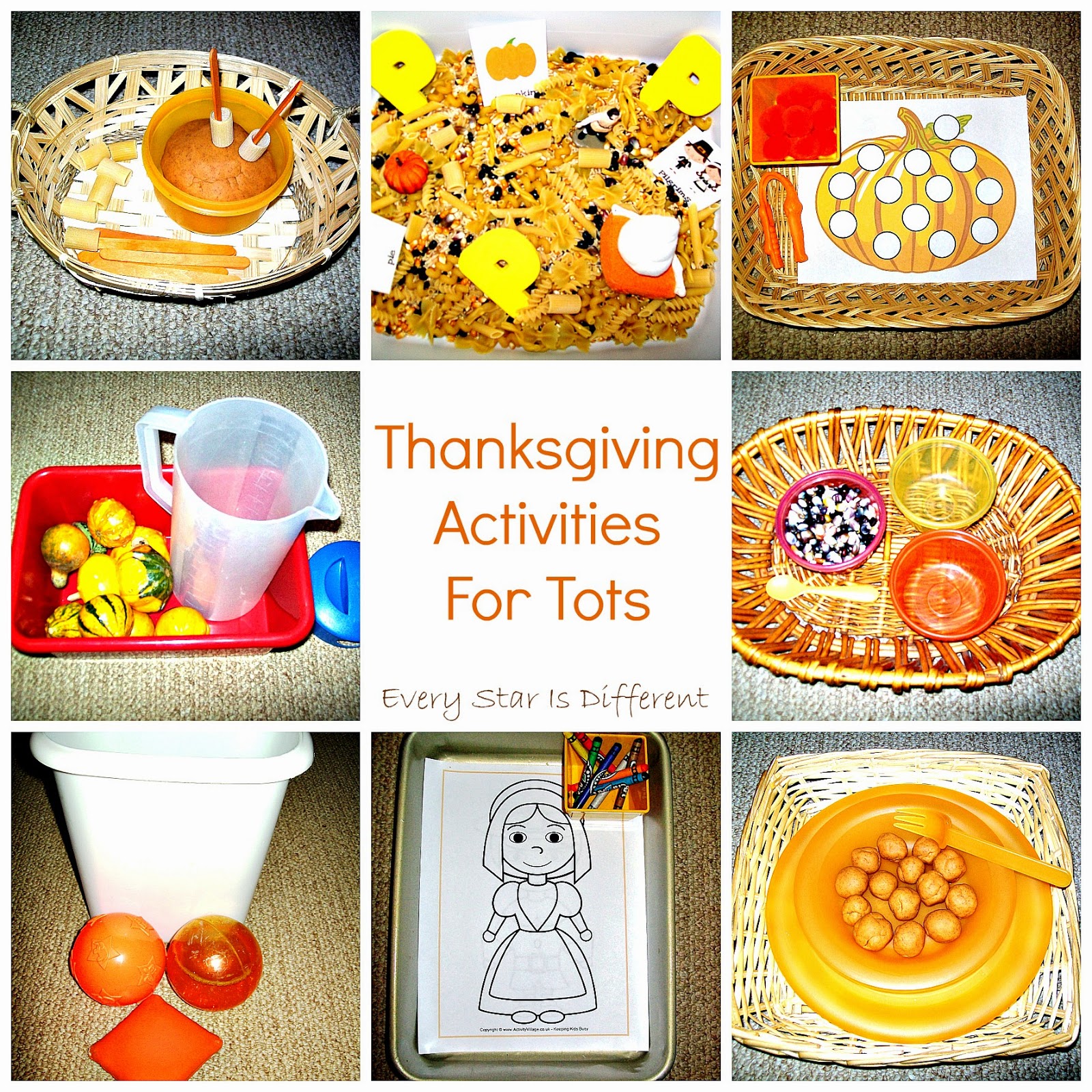 Thanksgiving Activities for Tots