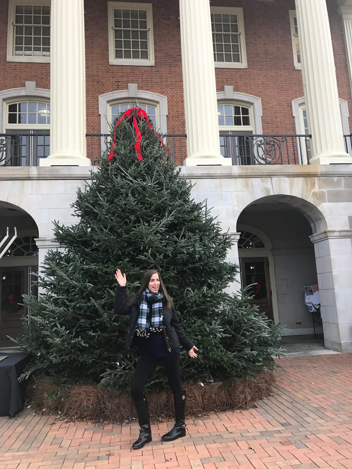Tall and Preppy Lighting the Quad
