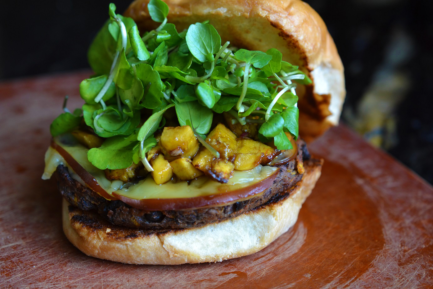 Greedy Girl Garden burger