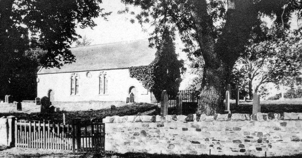 Tour Scotland Old Photograph Parish Church Maxton Scotland