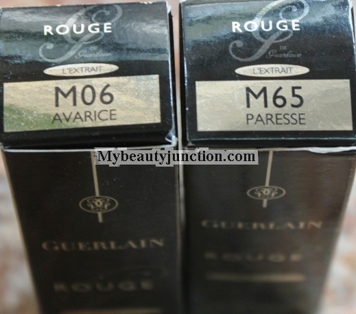 Guerlain Rouge G L'Extrait lipsticks review, swatches and photos