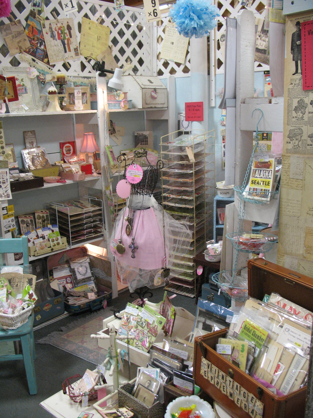 Phoenix Scrapbook Store The Little Scrapbook Store inside the ANTIQUE MALL