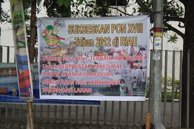 sukseskan Pon XVIII Riau 2012