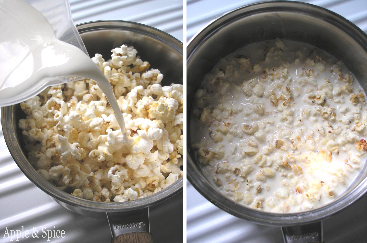 Apple & Spice Heston Inspired Popcorn Ice Cream!