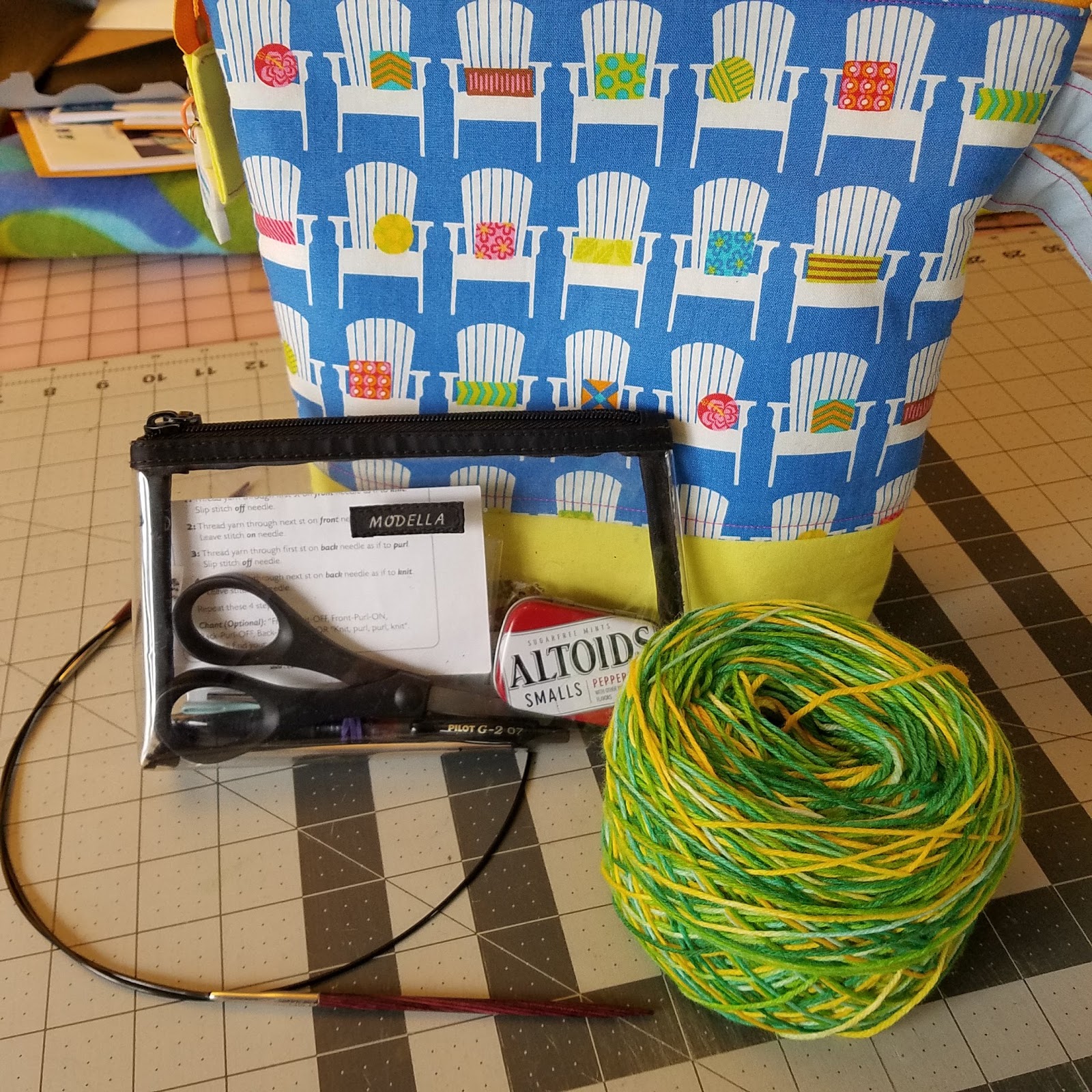 Becca's Crazy Projects Travel Knitting Kit