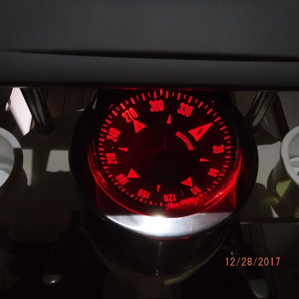 Chip & Debbie Willis on s\v Elegant'sea New Ritchie LED Red Compass