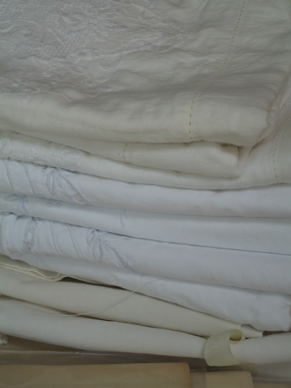 ANNIE, FANNIE AND ABIGAIL ANTIQUE STUDIO PANTALOONS, PETTICOATS