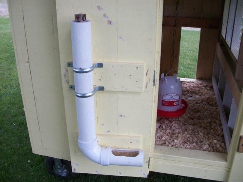 Pvc Otomatik Tavuk Yemleme Makinasi Yapimi Diy Yesil Parmak