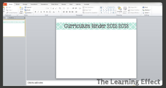 technology tutorial making binder covers spines the learning effect binder side labels
