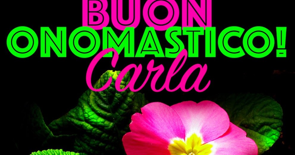 Cdb Cartoline Per Tutti I Gusti Cartolina Buon Onomastico Carla Con Immagine Floreale Di Bellissime Primule Rosa Magenta Da Scaricare Gratis