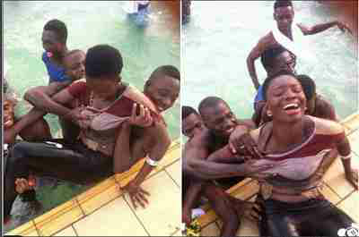 Engineering guys caught Touching a Girls Privates in the Pool (Photos)