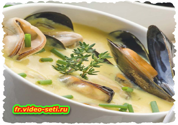 Moules safranées Moules safranées