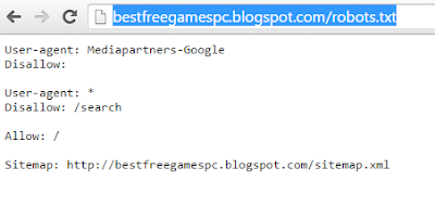blogger,robotstxt,google,google bots ,sitemap,tuto,haw to,