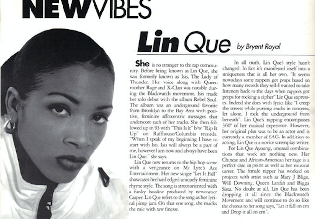 HipHop-TheGoldenEra: Lin Que - Let If Fall - 1995