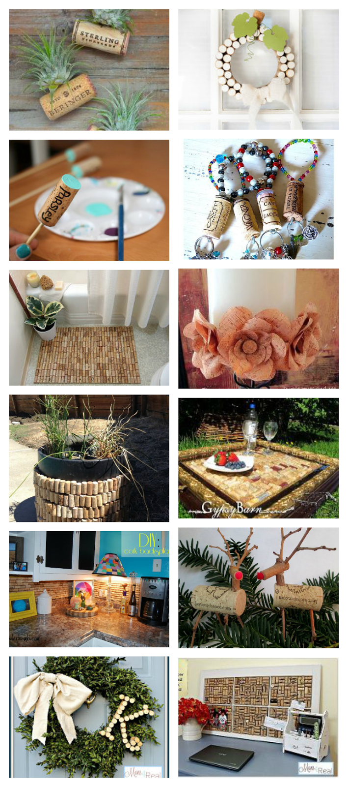 Reusing Old Wine Corks DIY Crafts a la mode