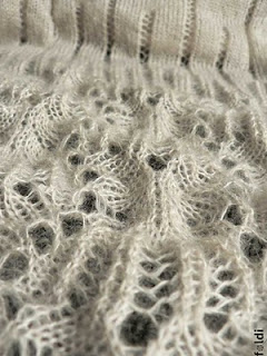 foldi: Mohair and silk lace shawl