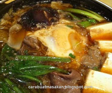 Cara Membuat Sop Hotpot Tofu Sukiyaki  Resep Masakan Enak 