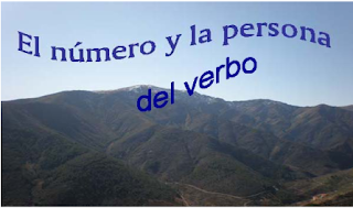 NÚMERO Y PERSONANA DEL VERBO