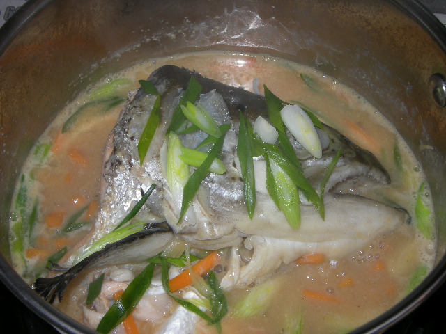 Salmon and Miso Sour Soup