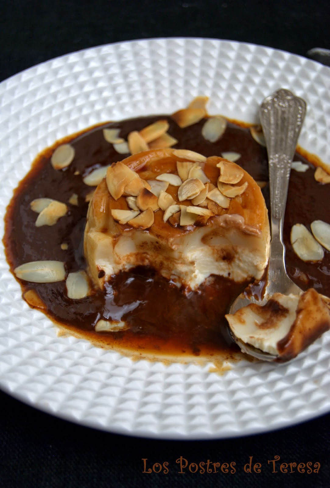 Y chocolate flan nata de
