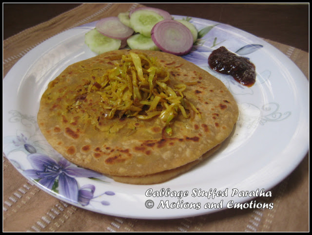 Cabbage Stuffed Paratha