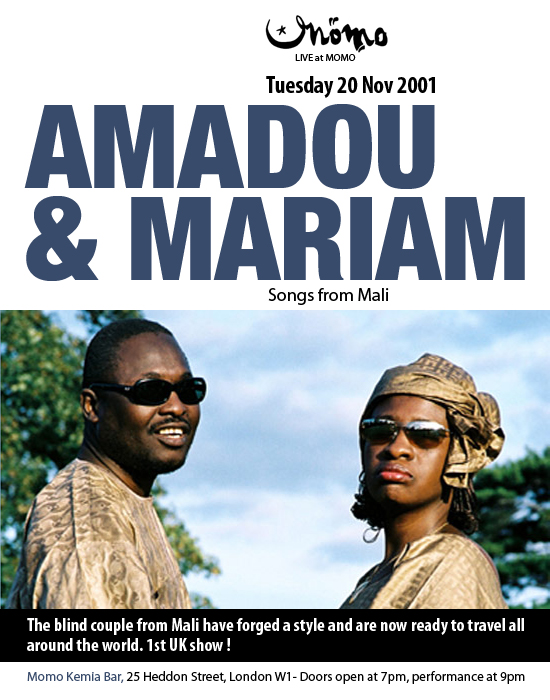 Mangue Music Amadou & Mariam 2001/2005 Live in London