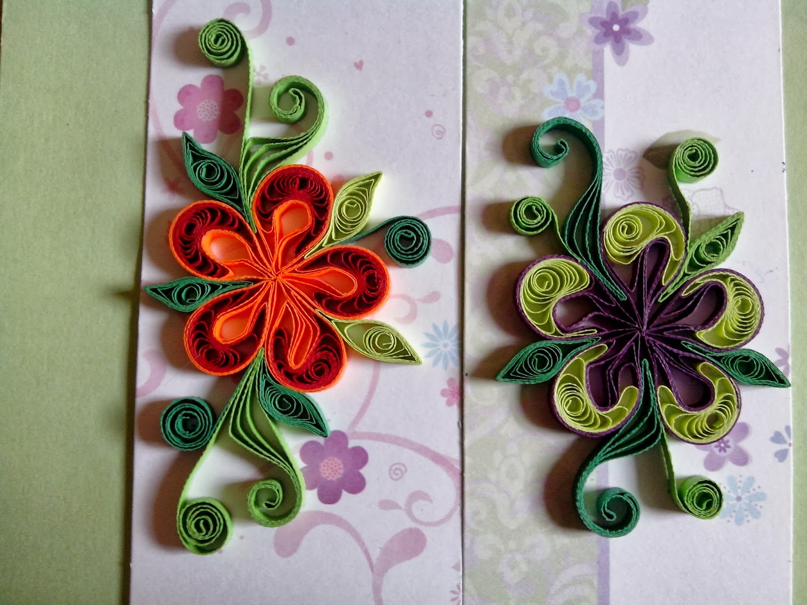 Crafty Diva's Quilled Bookmark
