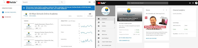 Difference between Youtube Creator Studio and Youtube Studio Difference between Youtube Creator Studio and Youtube Studio