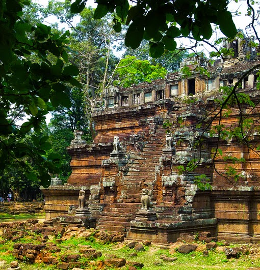The royal palace at Angkor Thom