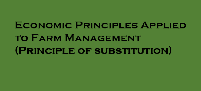 Principle of substitution and its application