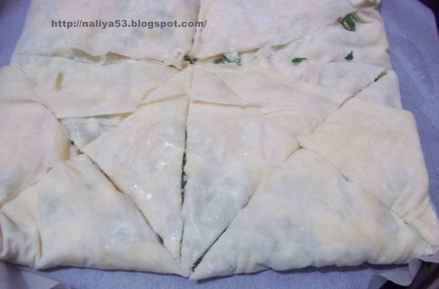 Naliya Yeşil soğanlı zarf böreği