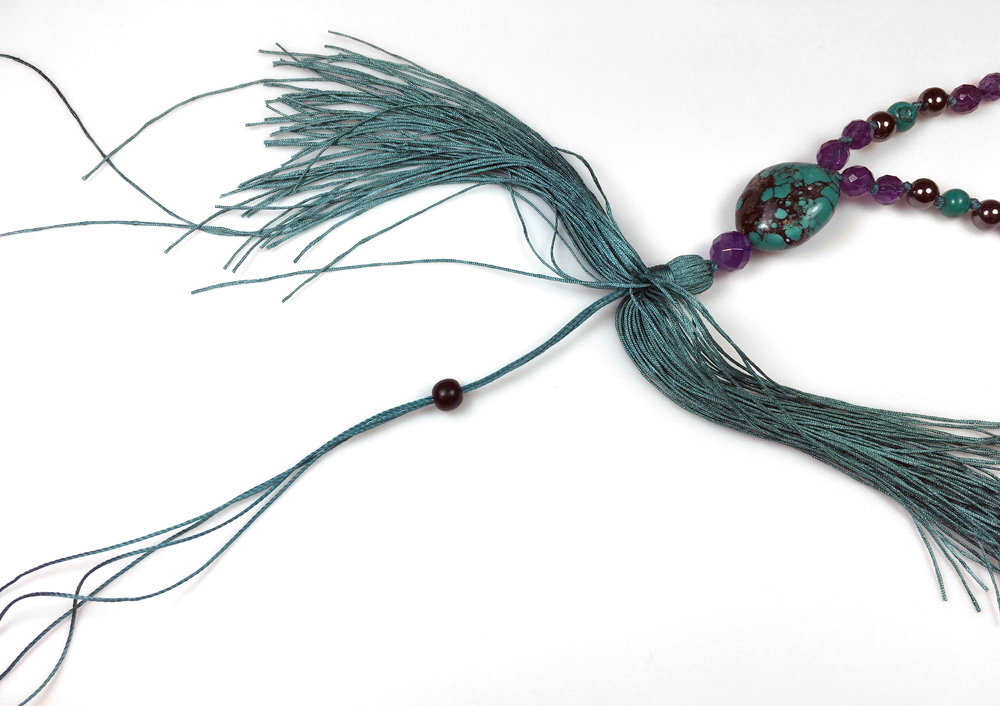 Marion Jewels in Fiber - News and Such: Making a Mala with a Tassel ...