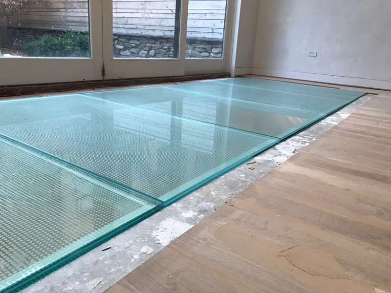 LAMINATED GLASS FLOORS All Glass Works New York