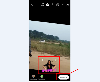 Cara Membuat Swipe Up di Story Instagram Android Tanpa 10K Follower